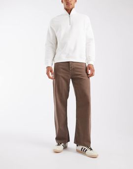 Jack & Jones Jack & Jones Ted straight jeans in brown tint