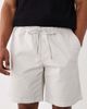 Jack & Jones Jack & Jones textured drawstring shorts in lgiht gray - 4