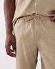 Jack & Jones Jack & Jones textured shorts in beige - part of a set-Neutral - 4
