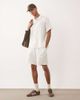 Jack & Jones Jack & Jones textured shorts in cream - part of a set-White - 1