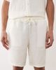 Jack & Jones Jack & Jones textured shorts in cream - part of a set-White - 4
