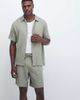 Jack & Jones Jack & Jones textured shorts in sage green - part of a set - 3