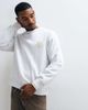 Jack & Jones Jack & Jones varsity logo sweatshirt in light gray-White - 3