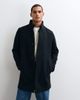 Jack & Jones Jack & Jones wool blend coat with high collar in dark gray - 2