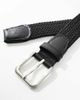 Jack & Jones Jack & Jones woven belt with buckle in black - 2