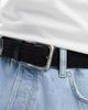 Jack & Jones Jack & Jones woven belt with buckle in black - 3