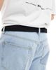 Jack & Jones Jack & Jones woven belt with buckle in black - 4
