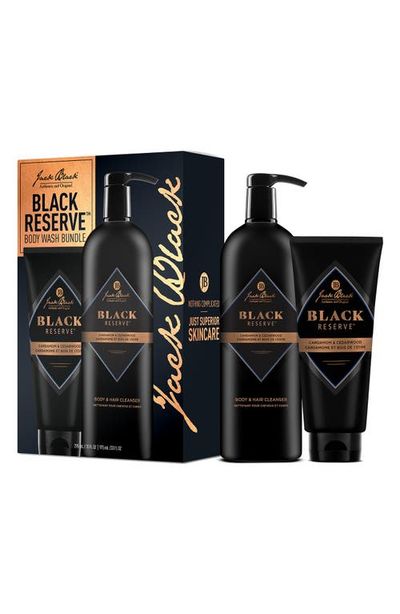 Jack Black Jack Black Black Reserve Body & Hair Cleansers Bundle Set $76 Value 