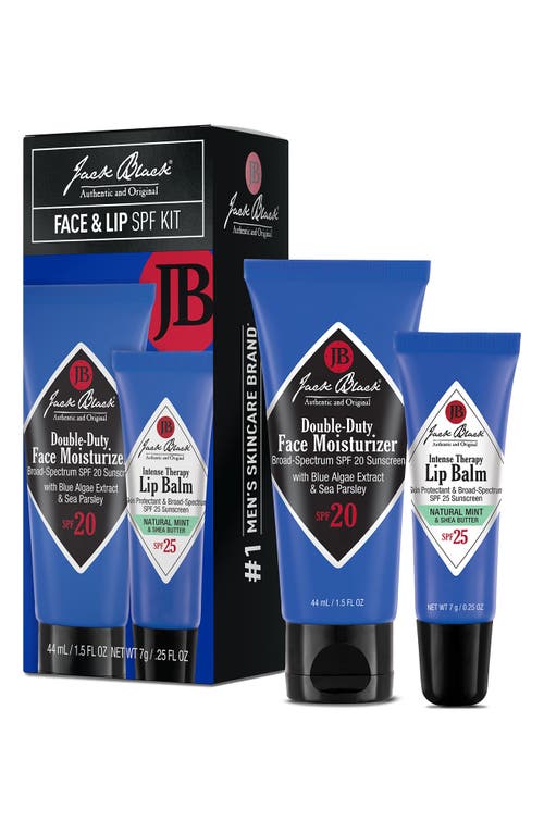 Jack Black Jack Black Face & Lip SPF Kit 