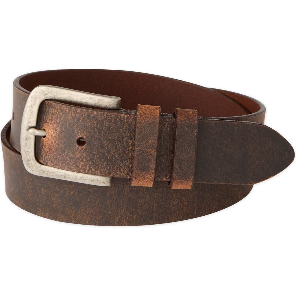 Jack Of Spades Jack Of Spades Distressed Calfskin Leather Casual Belt