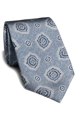 Jack Victor Jack Victor Carney Medallion Silk Tie