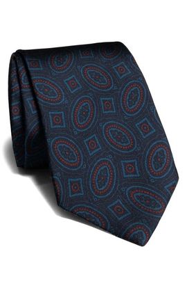 Jack Victor Jack Victor Copps Geometric Silk Tie