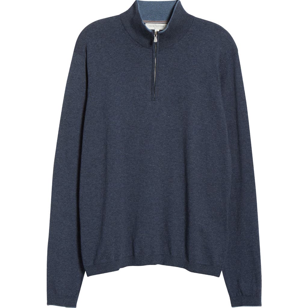 Jack Victor Jack Victor Daniel Quarter-Zip Cotton Sweater