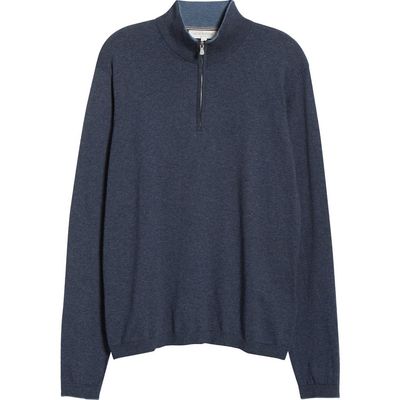 Jack Victor Jack Victor Daniel Quarter-Zip Cotton Sweater