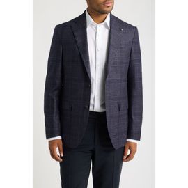 Jack Victor Jack Victor McAllen Plaid Wool Blend Sport Coat