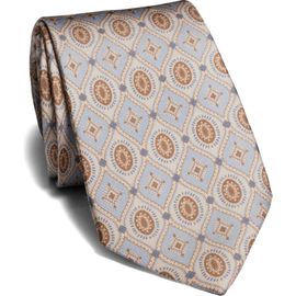 Jack Victor Jack Victor Wagner Geometric Silk Tie