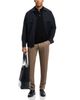 Jack Victor Jack Victor Wool & Silk Long Sleeve Knit Polo - 2