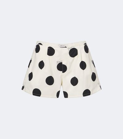 Jacquemus Jacquemus Amelo polka-dot cotton shorts