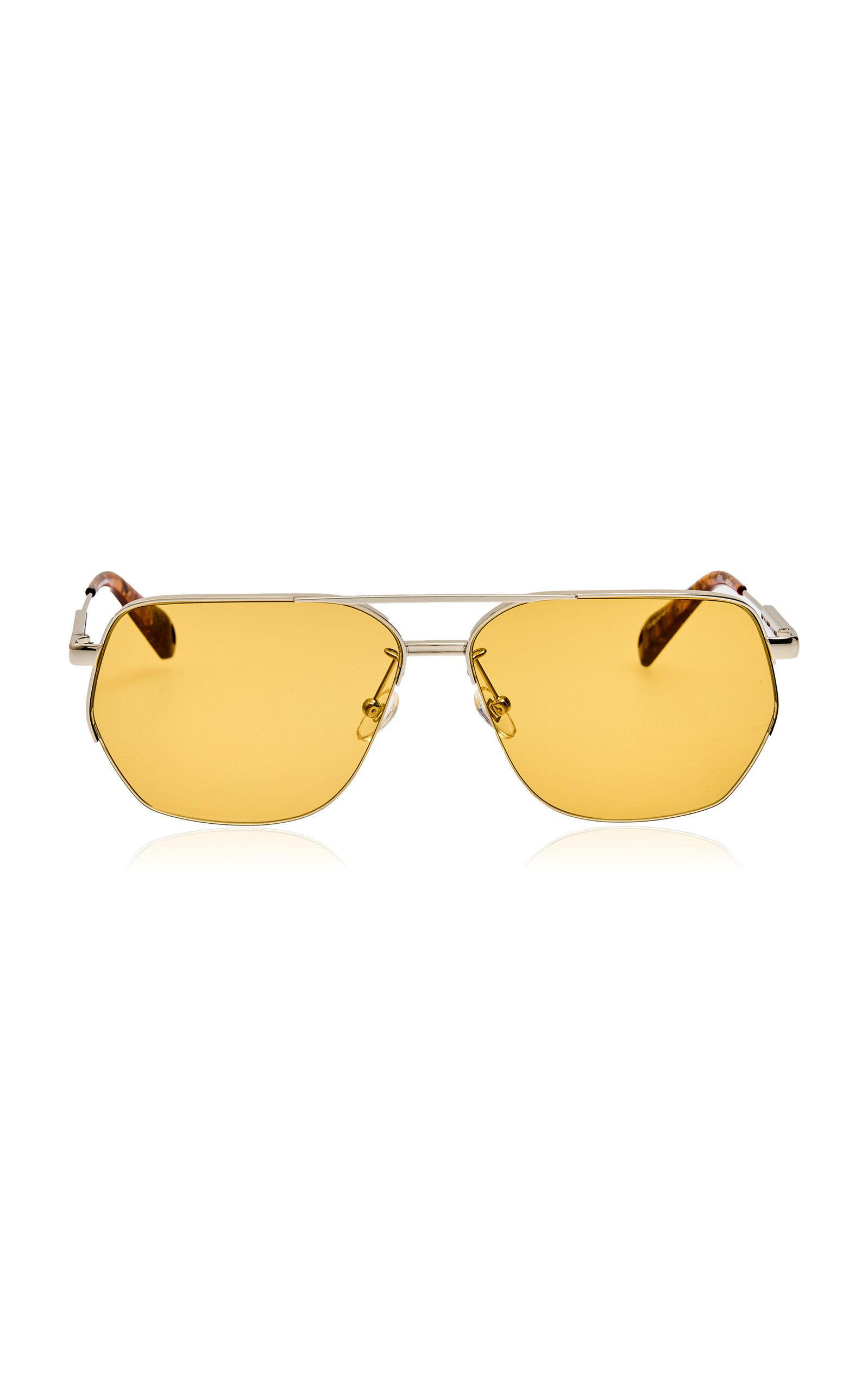 Jacquemus Jacquemus AviatorFrame Metal Sunglasses