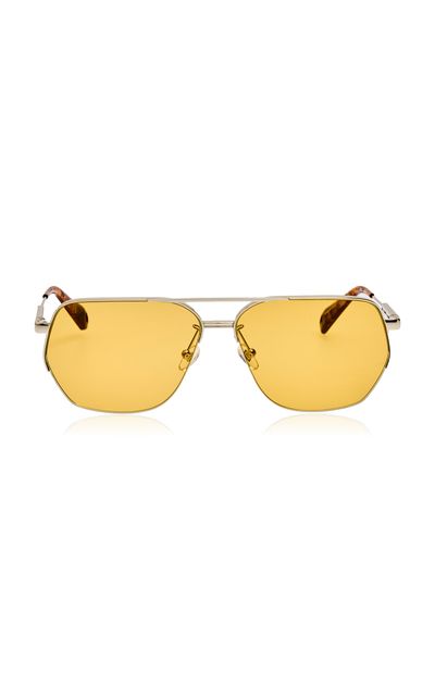 Jacquemus Jacquemus AviatorFrame Metal Sunglasses