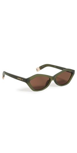 Jacquemus Jacquemus Bambino Sunglasses Green One
