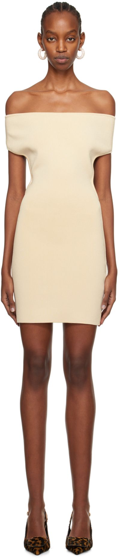Jacquemus Beige Les Sculptures La robe Cubista Minidress