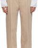 JACQUEMUS JACQUEMUS Beige 'The Croisière' Trousers - 1