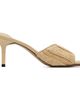 JACQUEMUS JACQUEMUS Beige 'The Cubisto Mules' Heeled Sandals - 1