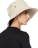 JACQUEMUS JACQUEMUS Beige 'The de-Nîmes' Denim Bucket Hat - 3