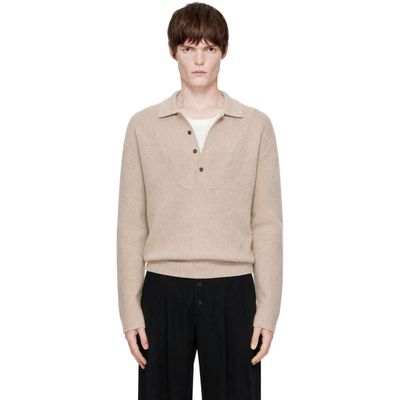 JACQUEMUS JACQUEMUS Beige 'The Pallone' Polo