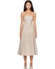 JACQUEMUS JACQUEMUS Beige 'The Paradiso' Midi Dress - 1
