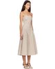 JACQUEMUS JACQUEMUS Beige 'The Paradiso' Midi Dress - 2