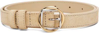 JACQUEMUS JACQUEMUS Beige 'The thin Salon' Belt