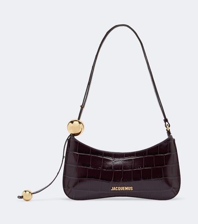 Jacquemus Jacquemus Bisou Perle Small leather shoulder bag