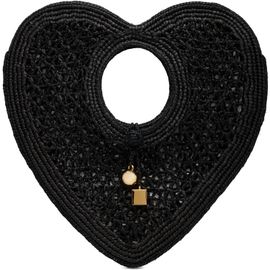 JACQUEMUS JACQUEMUS Black 'Le Spiaggia Coeur' Tote