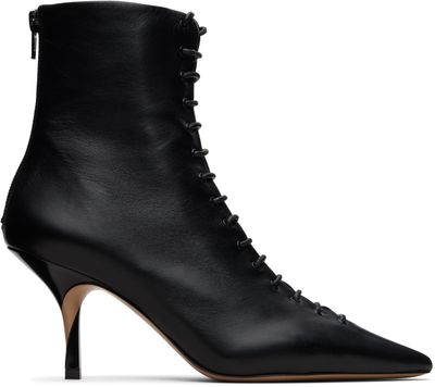 JACQUEMUS JACQUEMUS Black 'Les Bottines Tourni Lacet' Boots