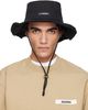 JACQUEMUS JACQUEMUS Black Les Classiques 'The Artichaut' Bucket Hat - 1