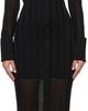 JACQUEMUS JACQUEMUS Black Les Sculptures 'La robe Manta' Maxi Dress - 1