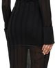 JACQUEMUS JACQUEMUS Black Les Sculptures 'La robe Manta' Maxi Dress - 3