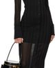 JACQUEMUS JACQUEMUS Black Les Sculptures 'La robe Manta' Maxi Dress - 4