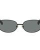 JACQUEMUS JACQUEMUS Black 'The Alba' Sunglasses - 1