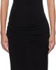 JACQUEMUS JACQUEMUS Black 'The Drapeado' Midi Dress - 1