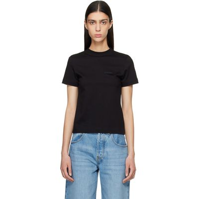 JACQUEMUS JACQUEMUS Black 'The Gros Grain short-sleeve' T-shirt