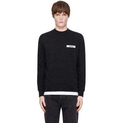 JACQUEMUS JACQUEMUS Black 'The Gros Grain' Sweatshirt