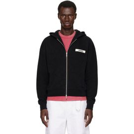JACQUEMUS JACQUEMUS Black 'The Gros Grain' Zipped Hoodie