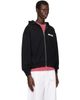 JACQUEMUS JACQUEMUS Black 'The Gros Grain' Zipped Hoodie - 2