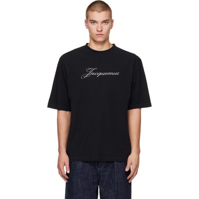 JACQUEMUS JACQUEMUS Black 'The Jacquemus' T-shirt