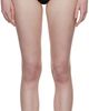 JACQUEMUS JACQUEMUS Black 'The Picot' Bikini Bottom - 1