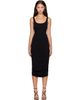 JACQUEMUS JACQUEMUS Black 'The Regata' Midi Dress - 1
