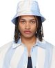 JACQUEMUS JACQUEMUS Blue & Off-White 'The Baluchon' Bucket Hat - 1